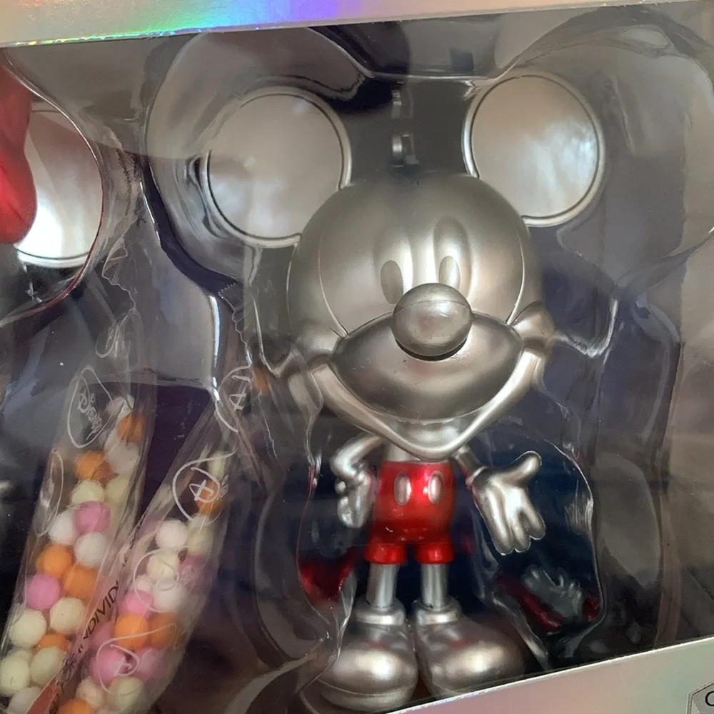 Disney 100 Collectors Mickey and Minnie Candy Holders with Hard Candies